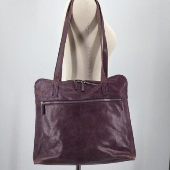 Top Gun purse leather purple shoulder bag BoxV - Picture 10 of 10